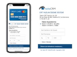 CRM Online Tahsilat nicheCRM